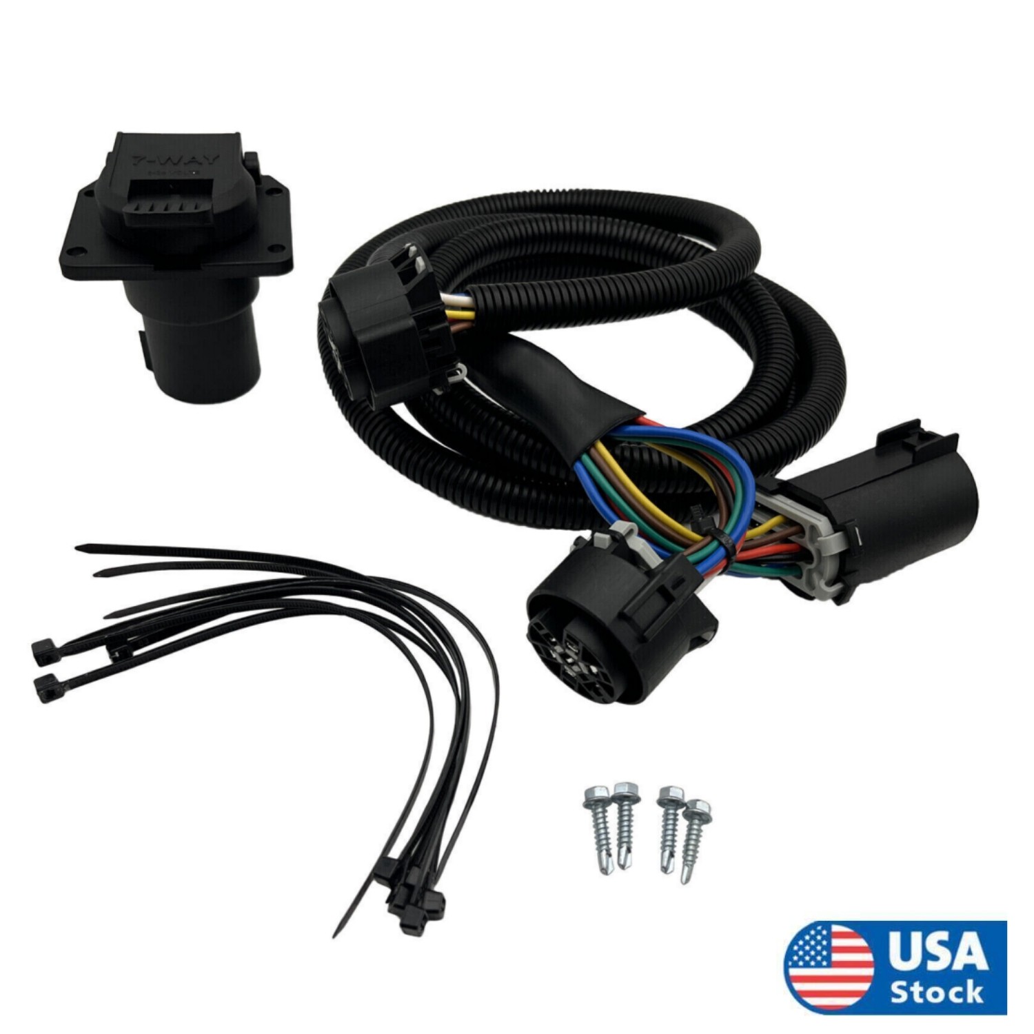 NEW 2017-2022 Ford Super Duty F250 - F550 In Bed Trailer Wiring Harness US