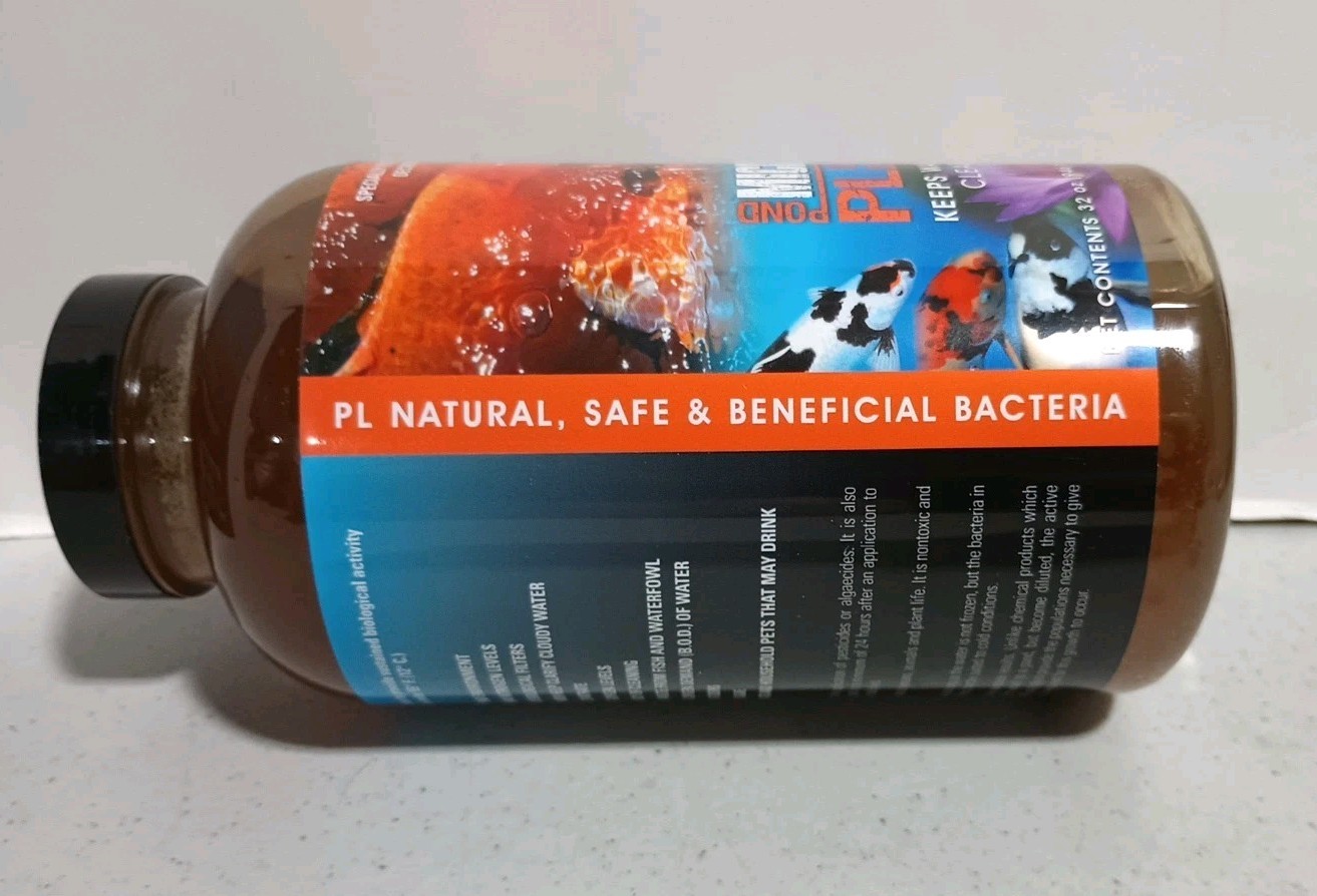 MICROBE-LIFT PL Pond Bacteria and Outdoor Water Garden Cleaner Safe for Live USA