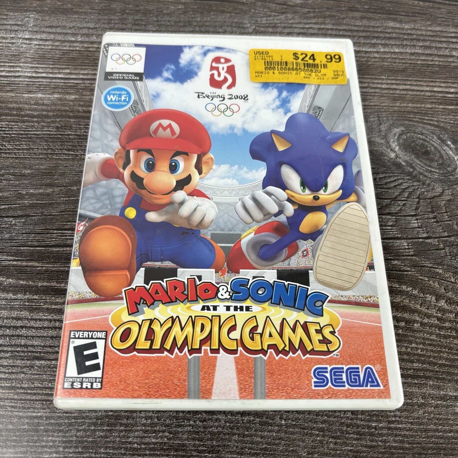 Mario & Sonic at the Olympic Games Nintendo Wii CASE ONLY. NO GAME