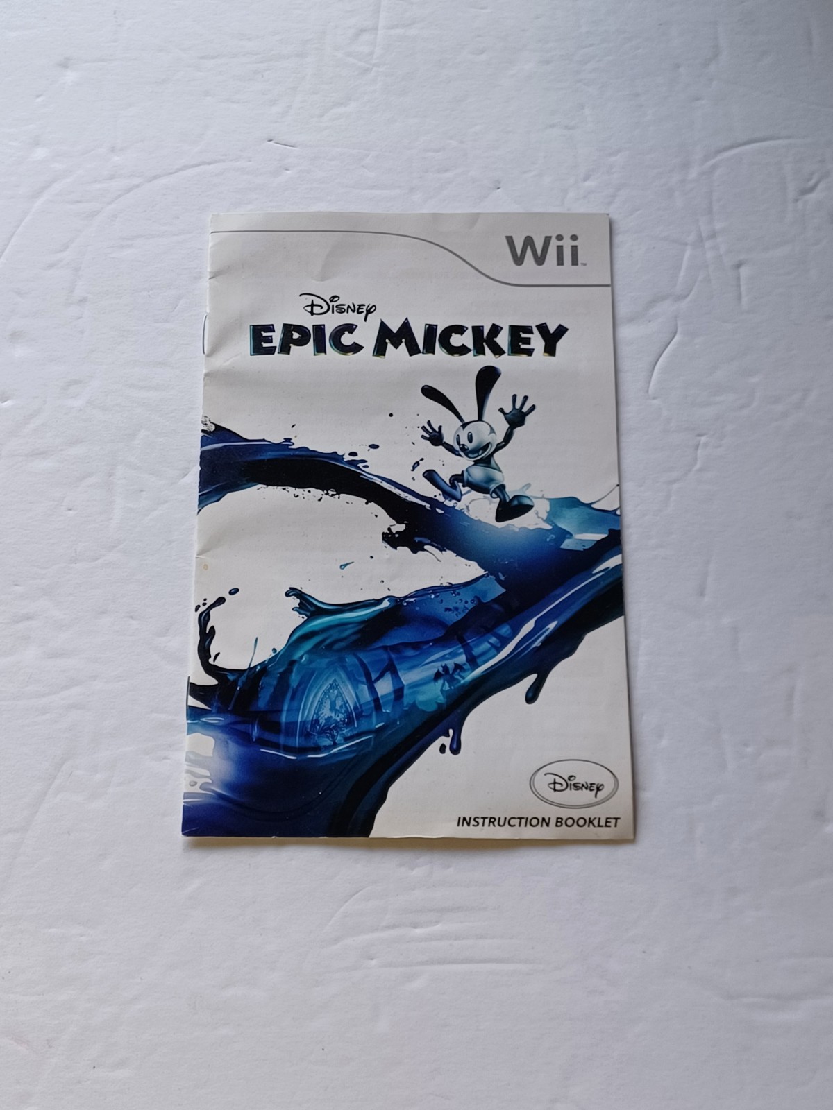 Disney Epic Mickey Nintendo Wii Manual Only