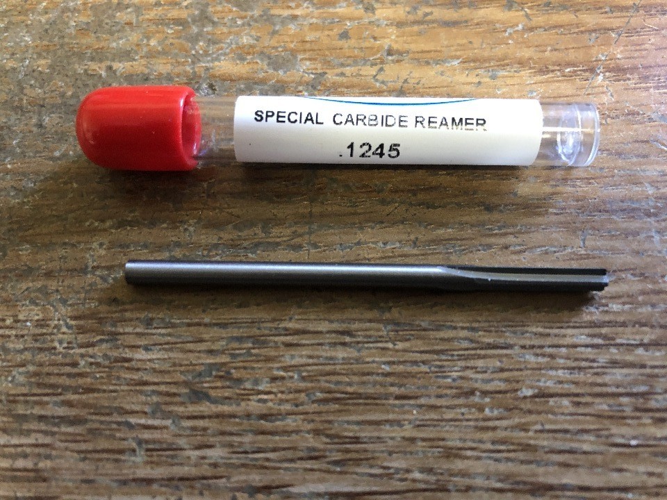.1245"  CARBIDE CHUCKING REAMER
