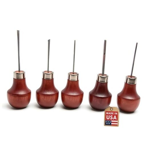 UJ Ramelson Wood Carving Tools Palm Set for Woodworking, Fine Miniature