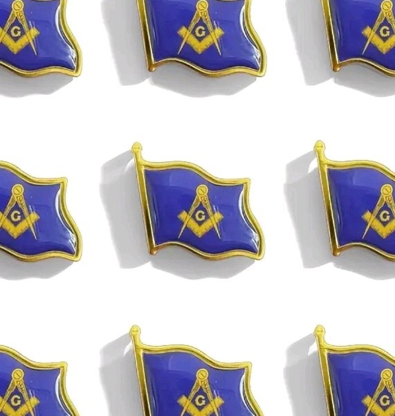 Pin Badge Masonic Illuminate Lapel Pin Badge Cult