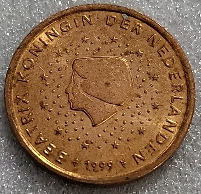 1999 Netherlands 5 Euro Cents *B608