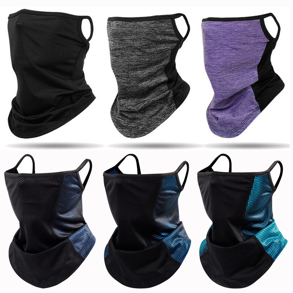 Balaclava Face Mask Cooling Neck Gaiter Sun Shield Bandana UV Headband Scarf US