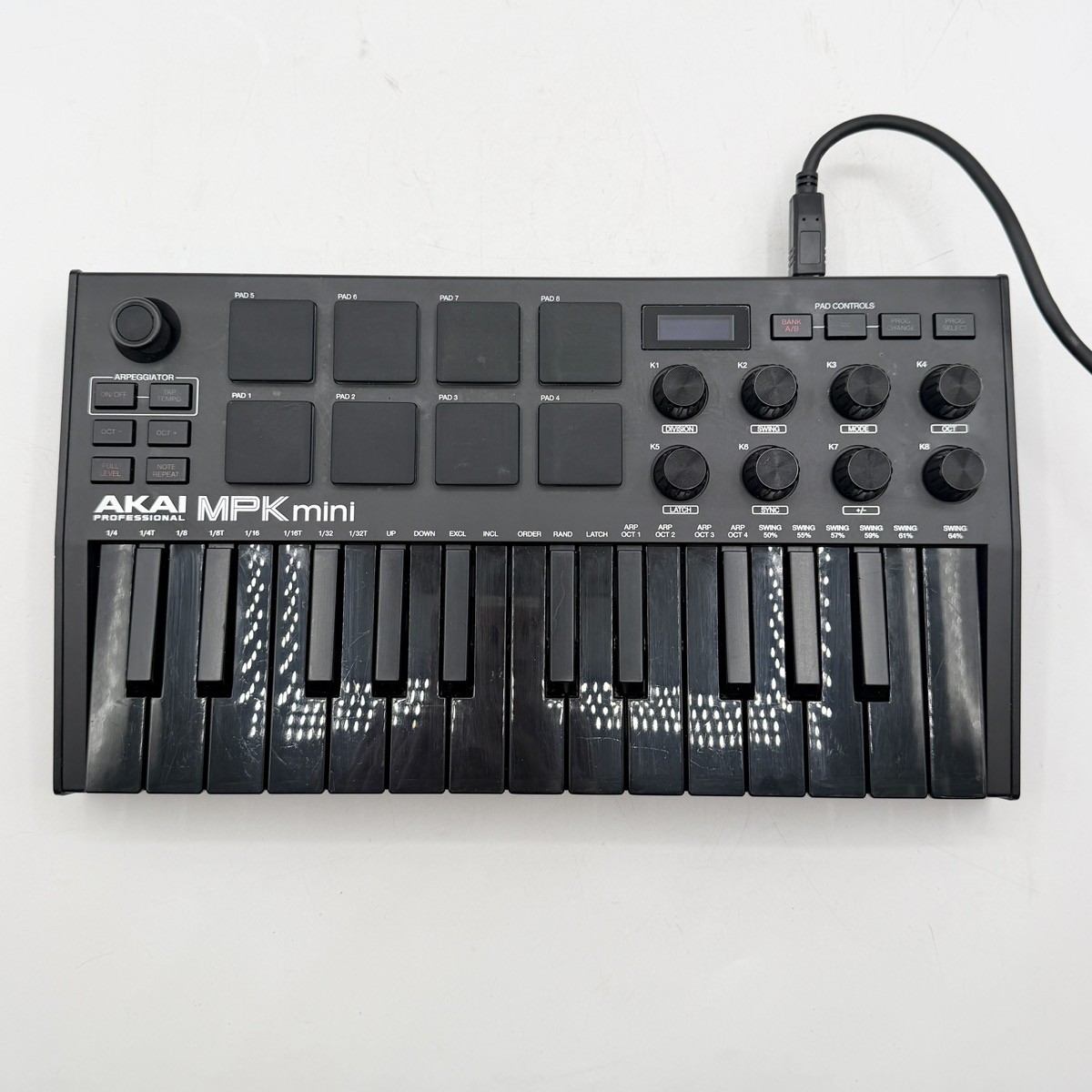 Akai Professional MPK Mini Compact Keyboard Pad Controller Black (CP1022431)