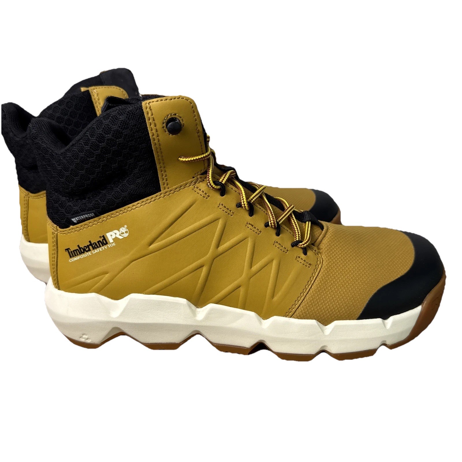 Timberland PRO Morphix Work Boots Mens Wheat Waterproof Composite Toe NIB