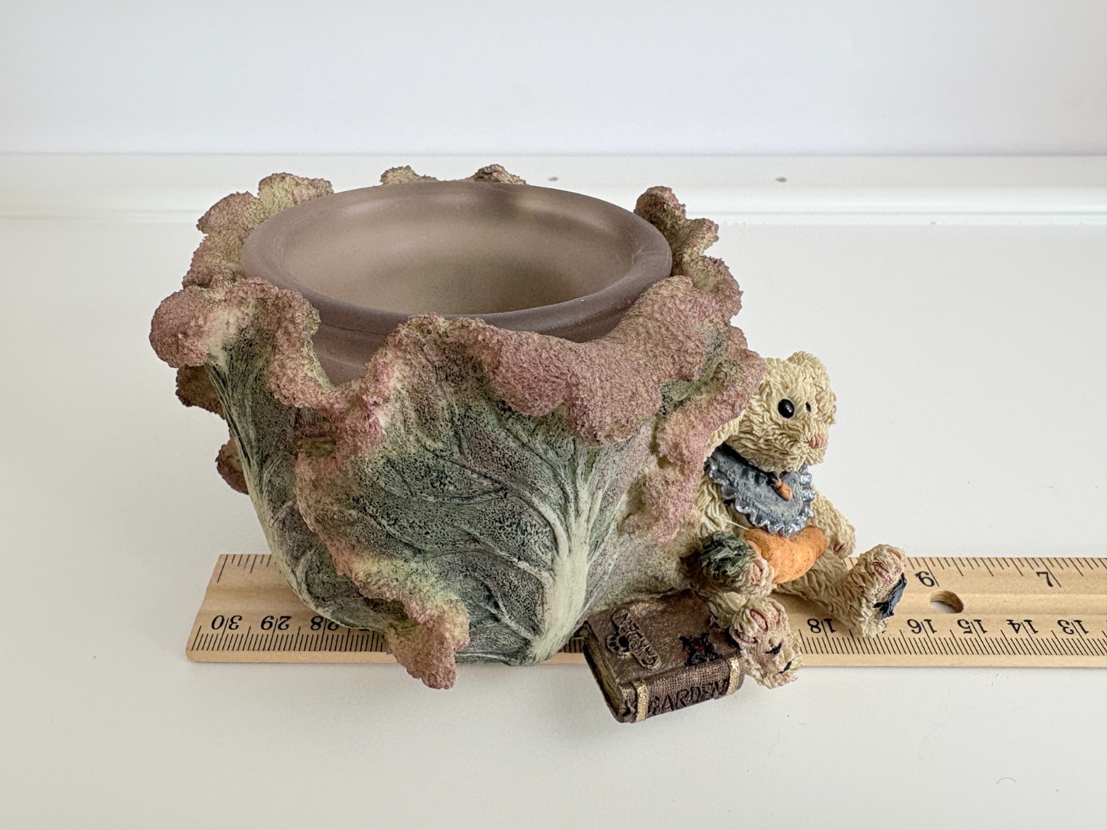 Boyds Bears & Friends #27750 Daphine...in the Cabbage Patch Votive Hldr -Retired