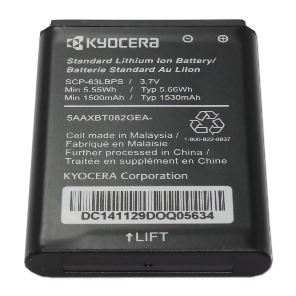New OEM Kyocera SCP-63LBPS DuraXV E4520+ DuraXA E4510 DuraXV LTE E4610 Battery