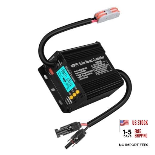 400W Boost MPPT Solar Charge Controller LCD Solar Panel Regulator LCD-400W