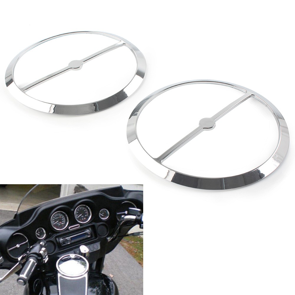 Speaker Inner Fairing Cover Trim Grill For Harley Electra Tri Street Glide FLHX