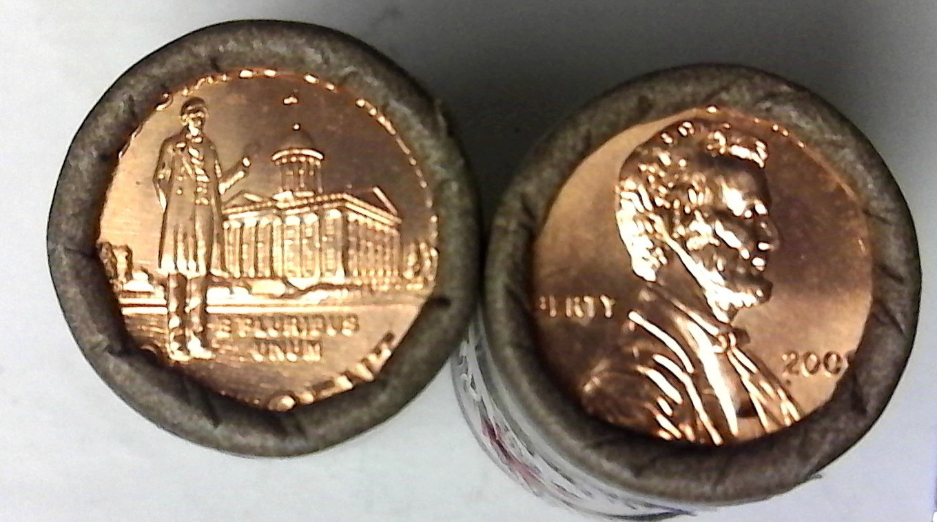 2009-P & D Lincoln Cent  SET"Professional" MINT ROLLS BU Pennies 2 Rolls