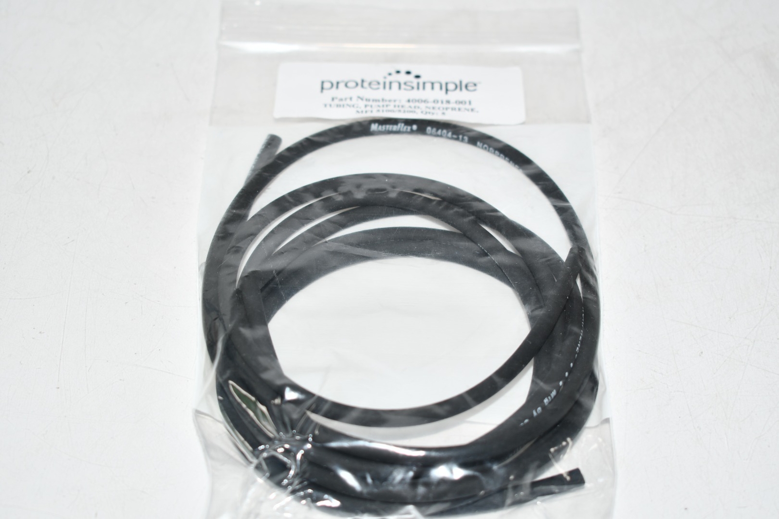NEW ProteinSimple 4006-018-001 Tubing, Pump Head, Norprene, MFI 5100/5200 Pack 5