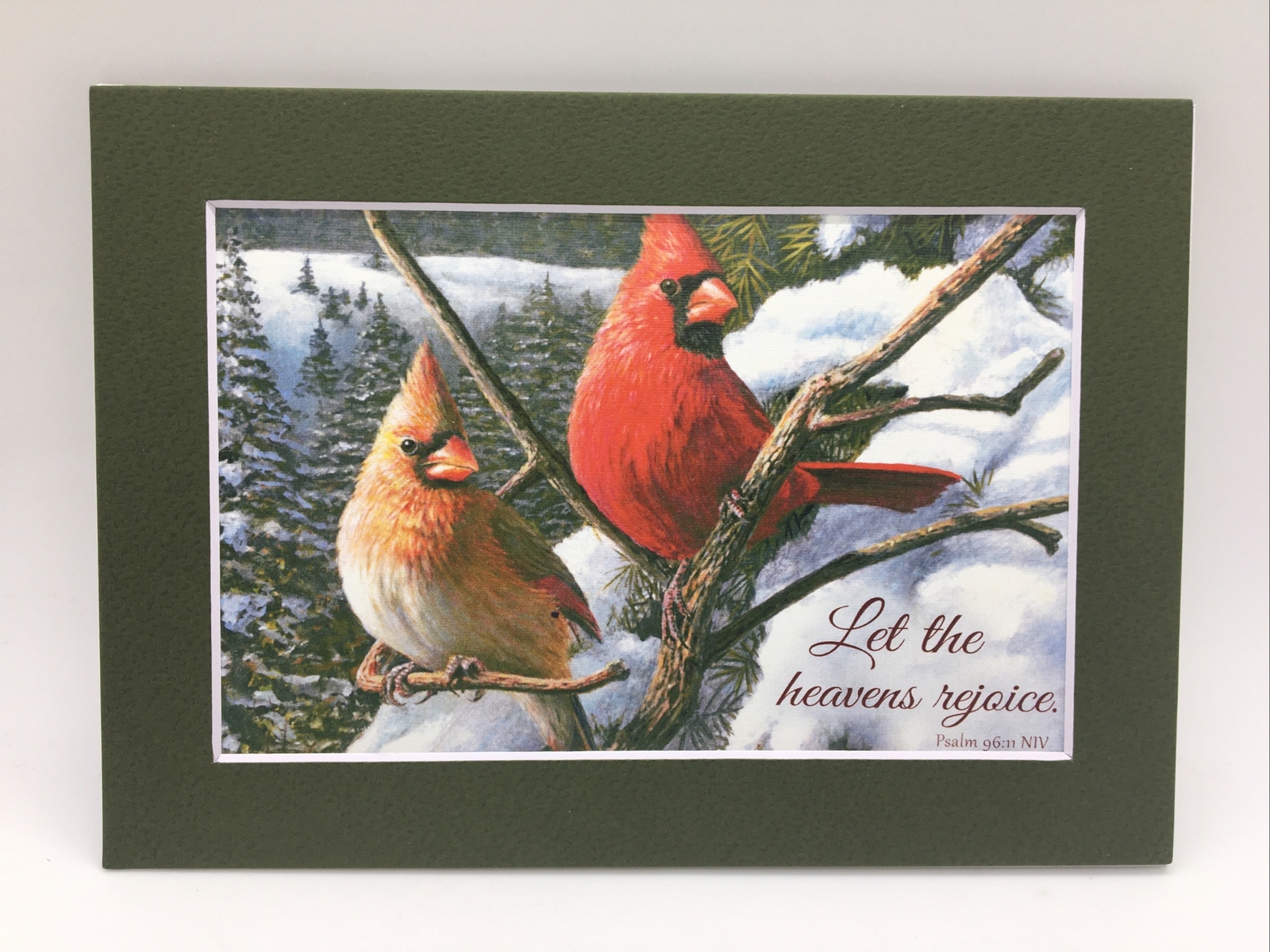 New Handmade 5x7 (Matted ) Scripture Inspirational Quote Songbirds Free Ship 225