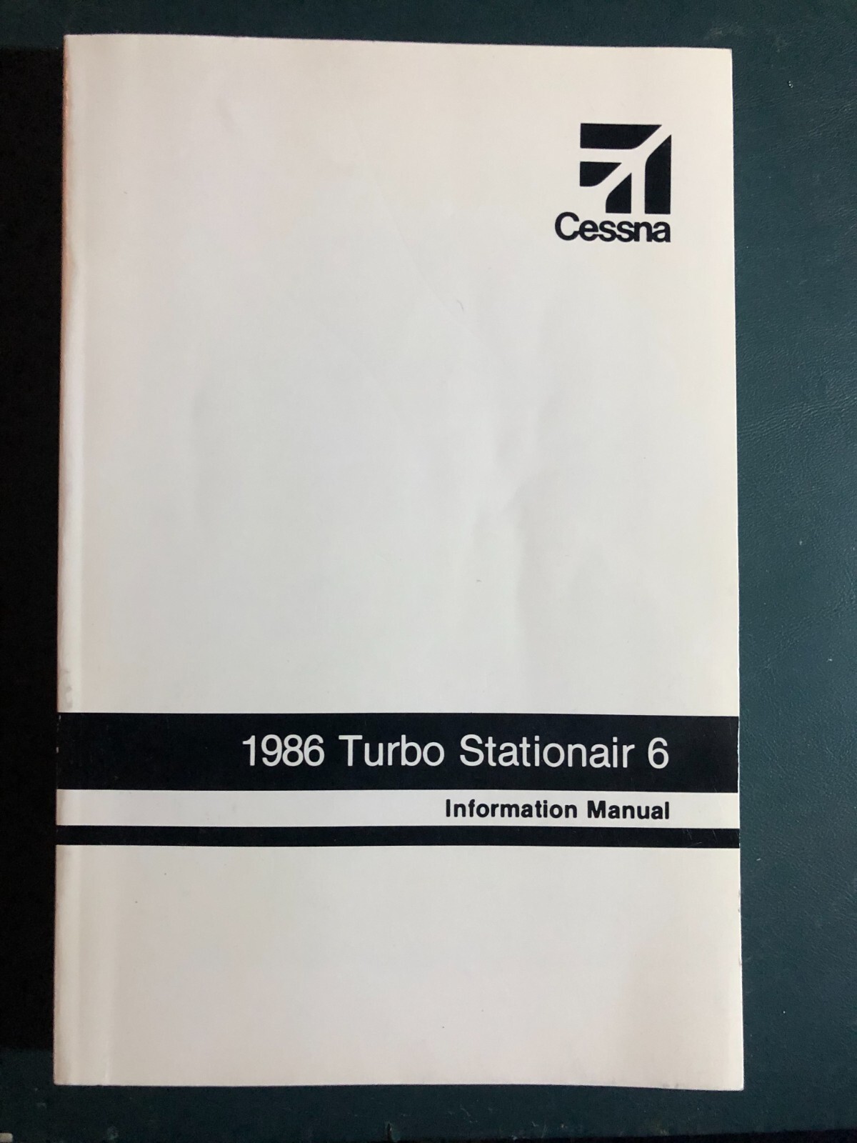 Cessna Pilot Information Manual TU206G Turbo Stationair 6, 1986