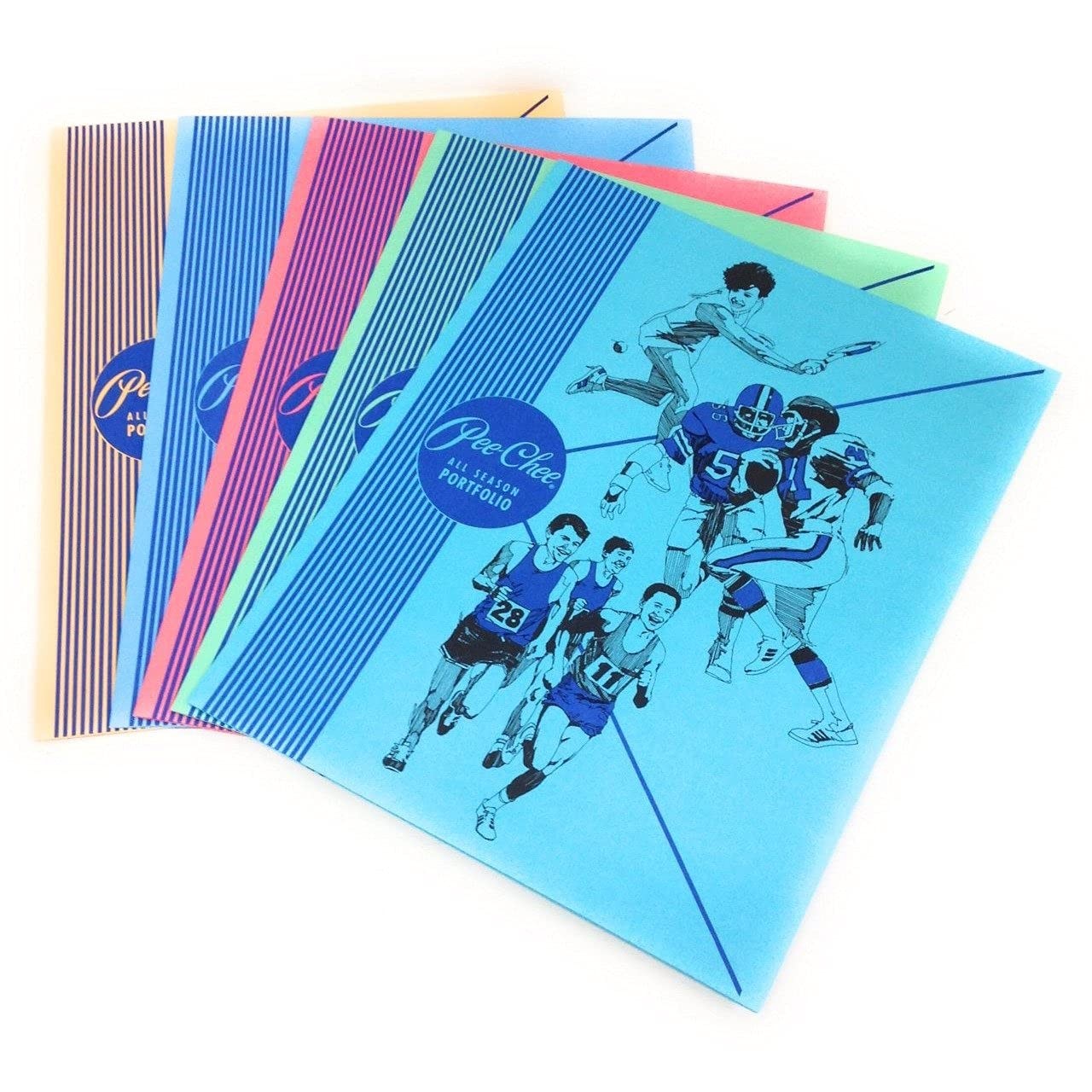 Mead Color Talk Peechee Folder 5-Pack, Assorted Colors, (33022) Multi-colored