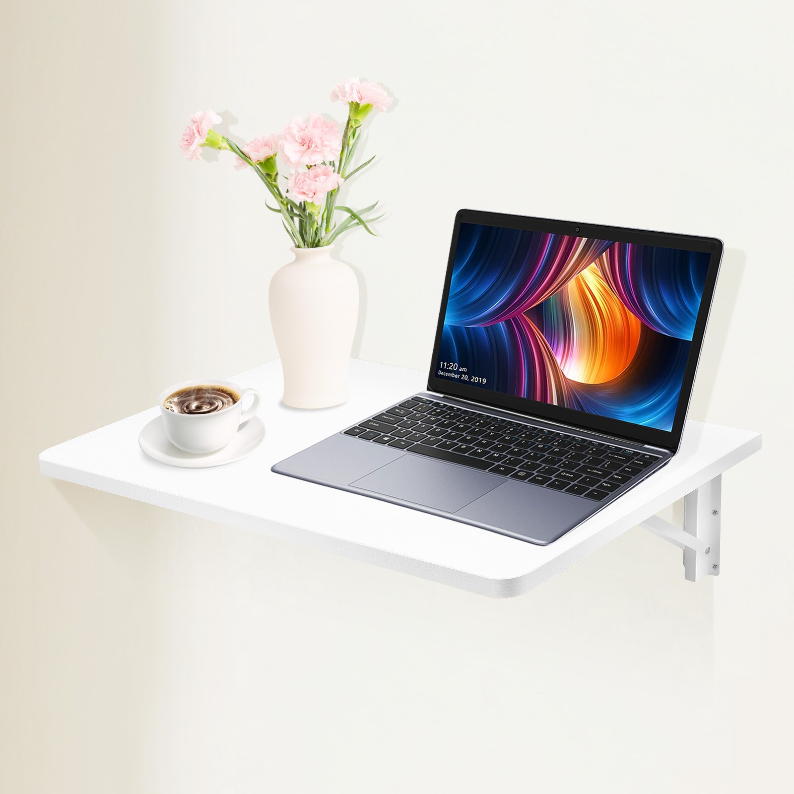 Home/Office Wall Mounted Floating Writing Table Computer Desk Work Table Durable