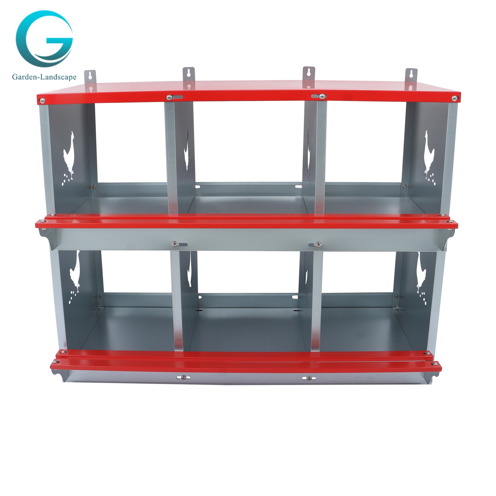 Durable Materials Nesting Box Chicken Laying Boxes 6 Compartment Nesting Boxes