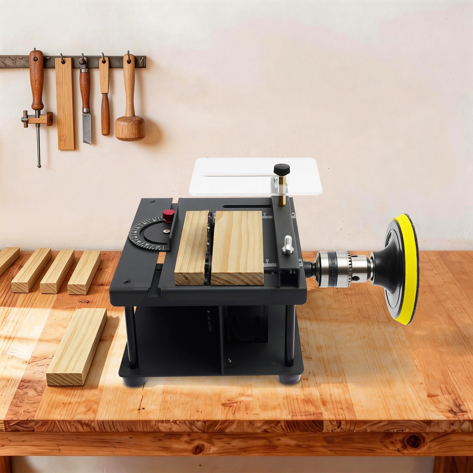 Mini Table Saw Small Woodworking Electric Bench Saw Precision DIY Cutting Tool
