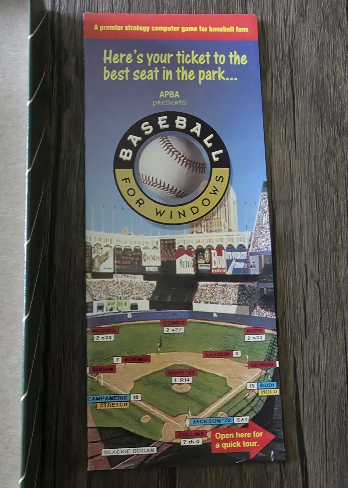 1994 AbleSoft The Card Collector Tuff Stuff Windows Disk Sports Program COMPLETE
