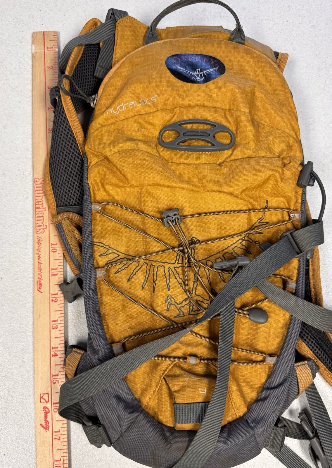 Osprey Hydraulic Viper 4 Hiking-Camping Hydration Yellow Backpack