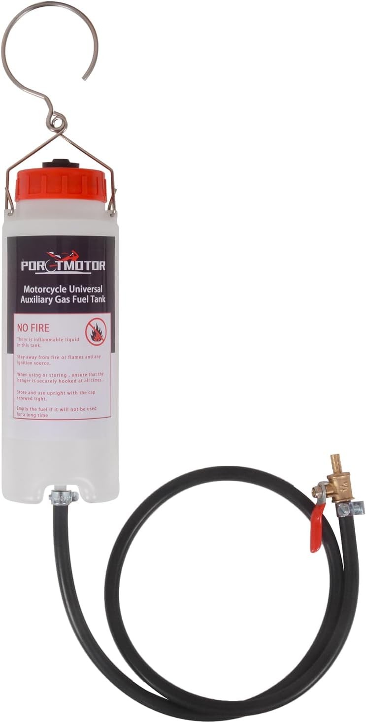 Motorcycle Auxiliary Fuel Tank (500ml with Vent) Gas Tank for Small Engine