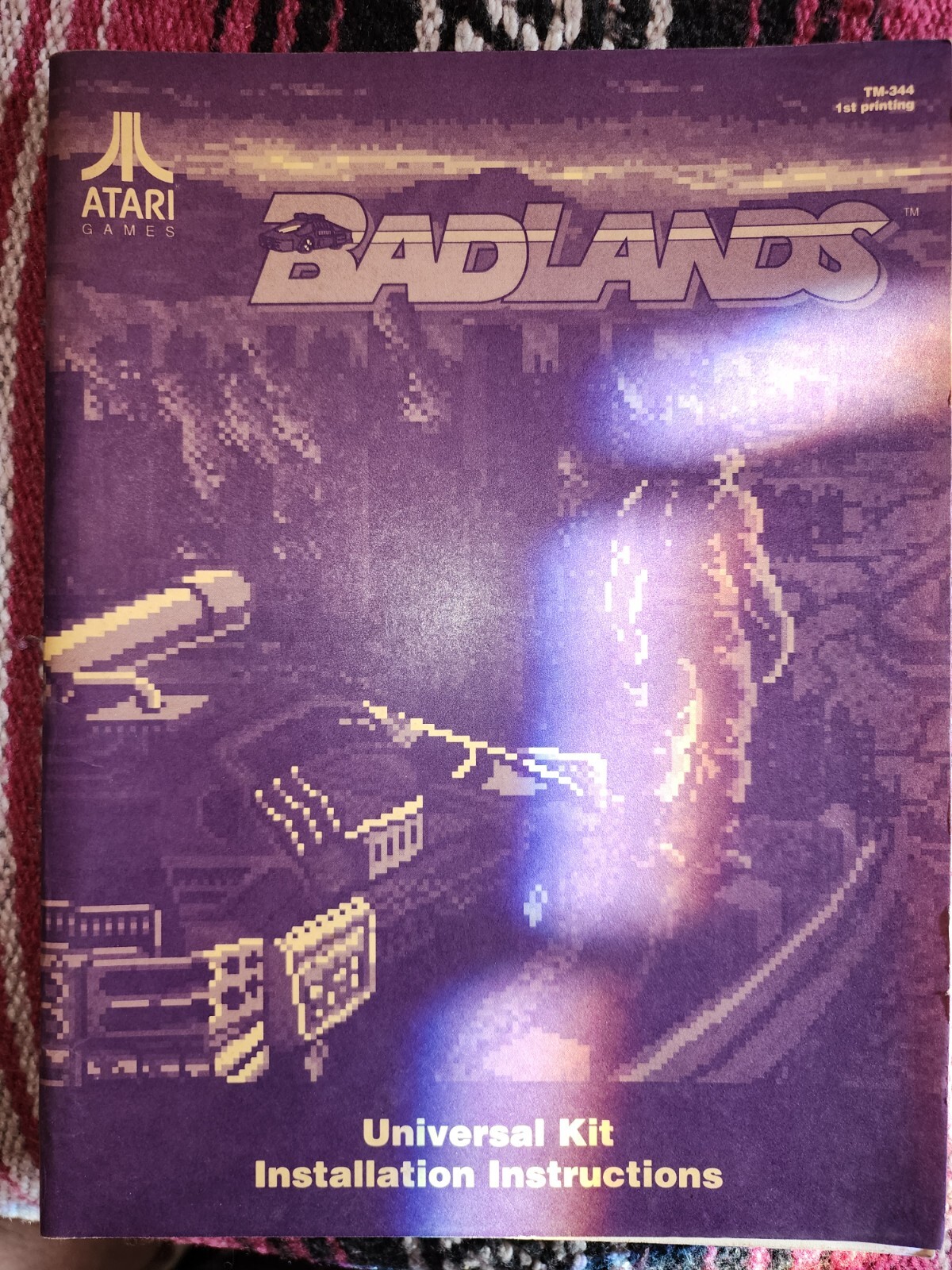 Badlands Arcade Manual Atari