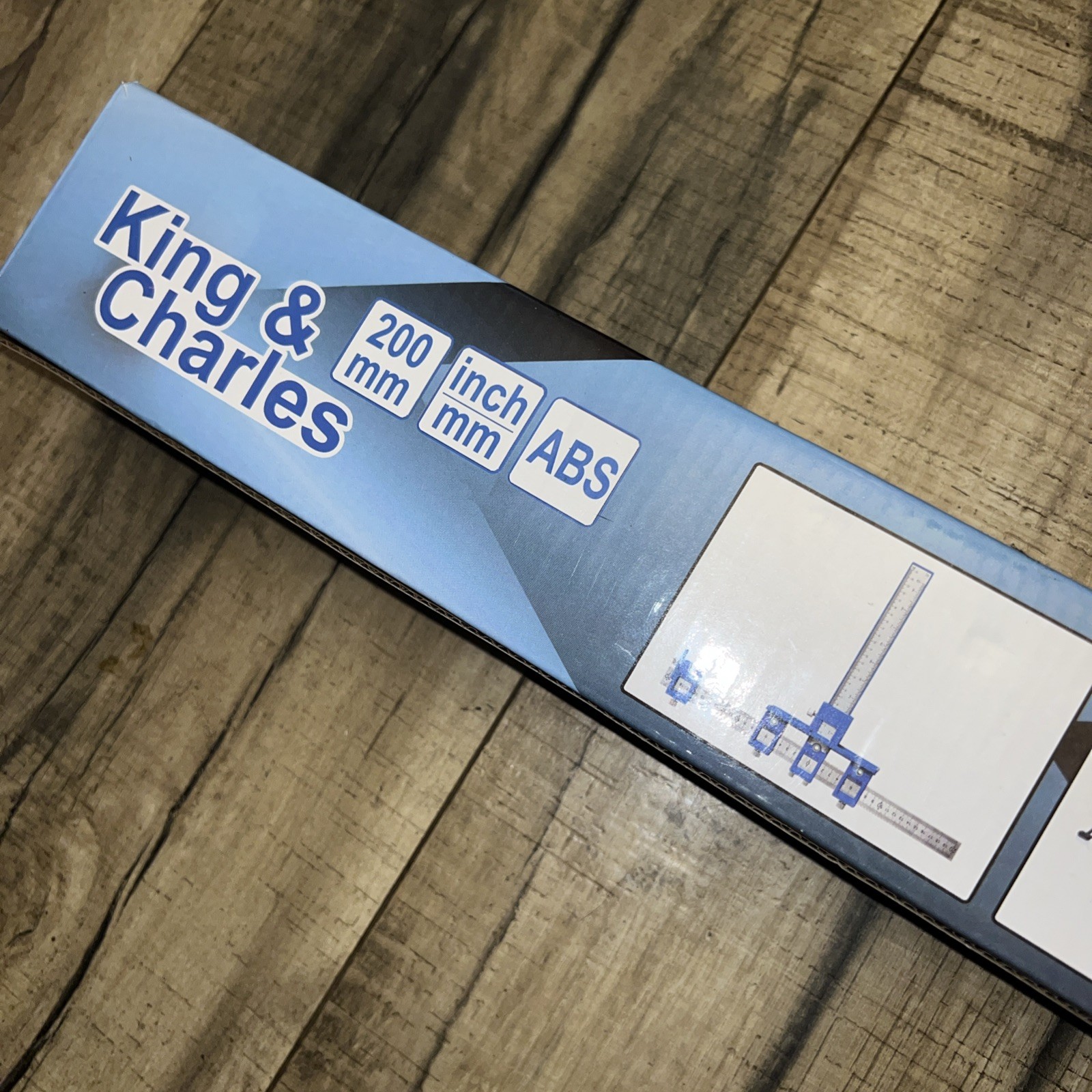 King and Charles Cabinet Hardware Jig Ruler Handle with Automatic Center Punch