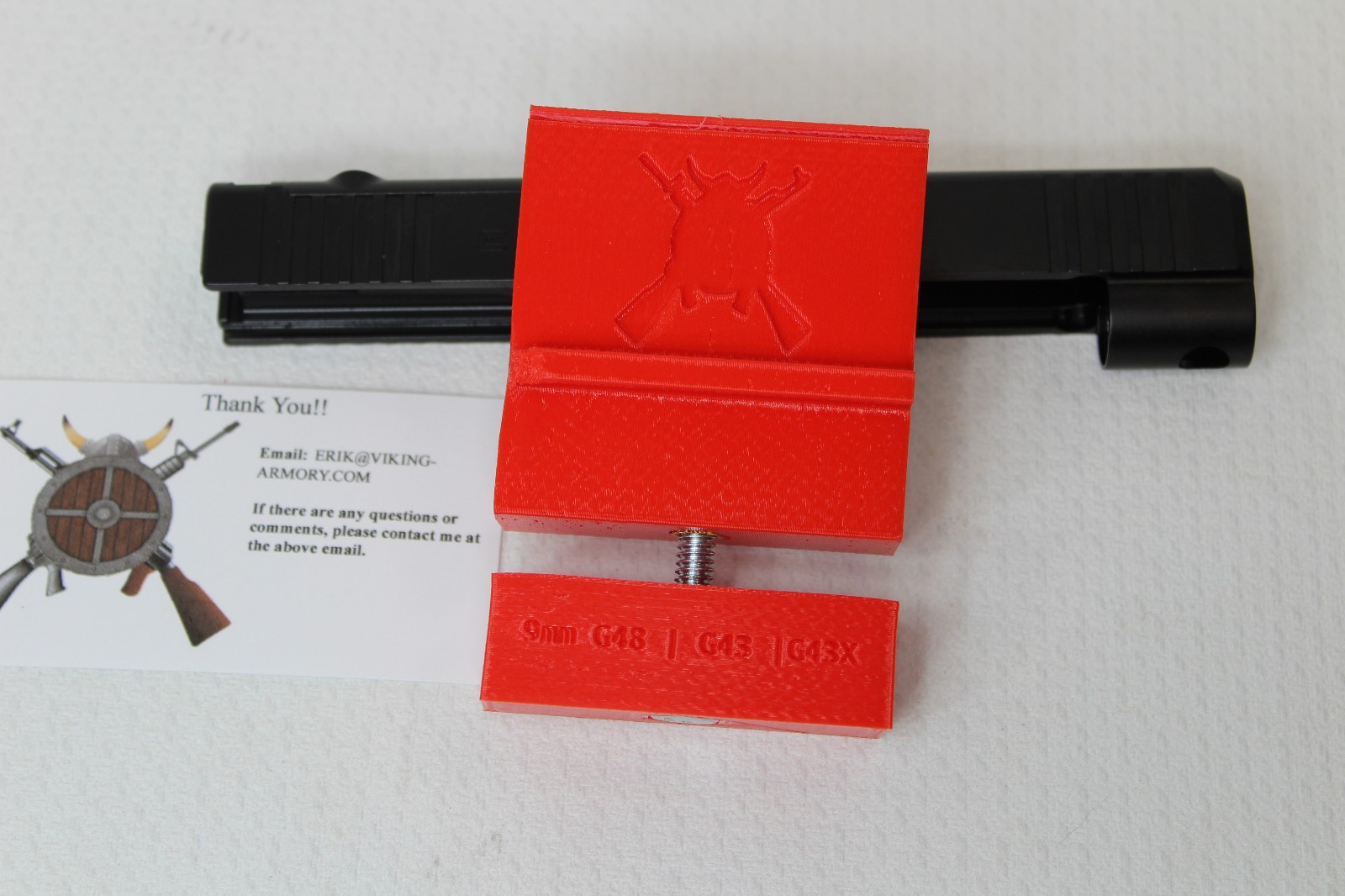 Glock 19 | 17 | 22 and more! Slide Vise Block - 3D Printed (Read Description)