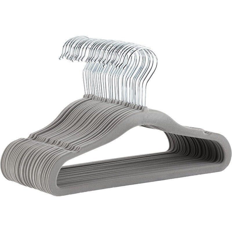 Kids Velvet Non-Slip Clothes Hangers 11.6 Inches Clothes Hangers Pack of 30