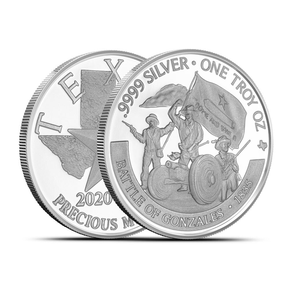 Texas Mint Silver Revolution Series 4-Round Set