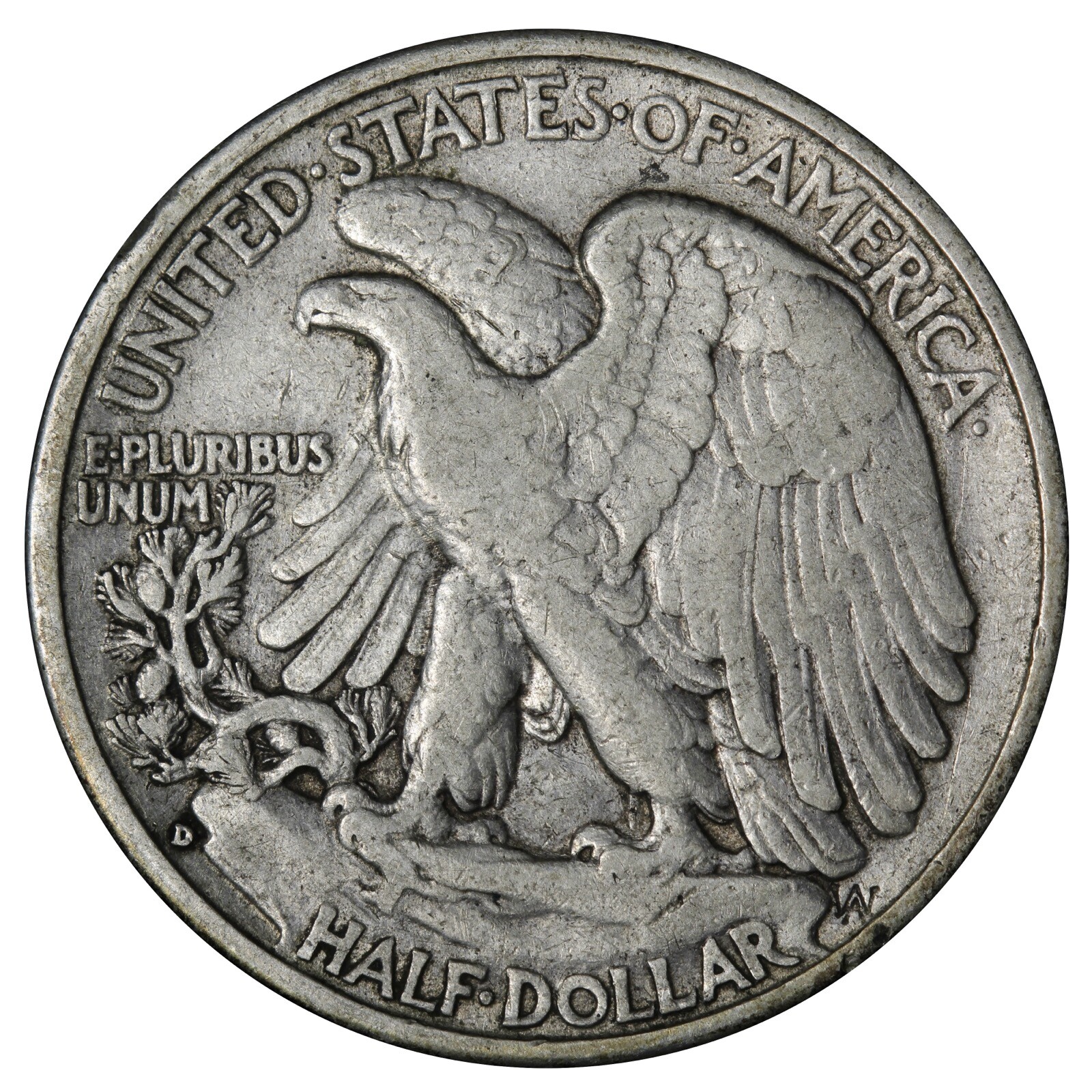 1935-D Walking Liberty Half Dollar In XF Condition
