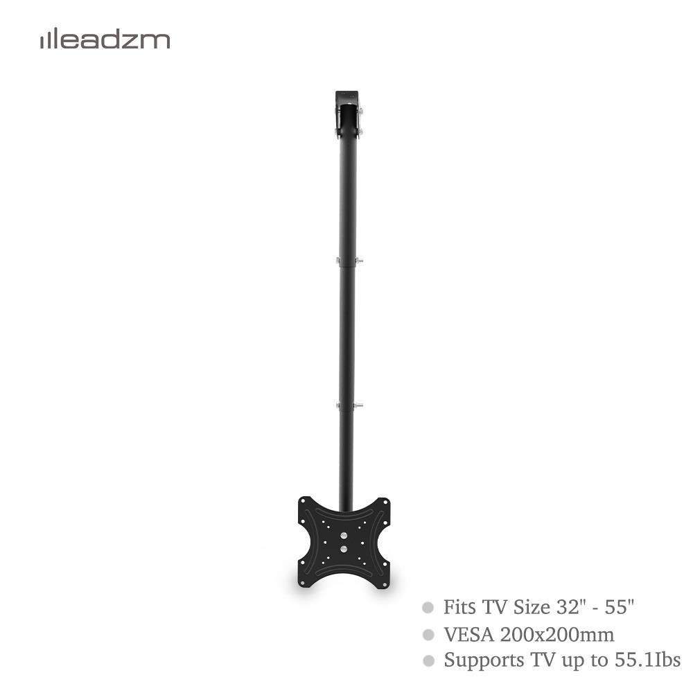 22 - 55" LED LCD Full Motion Ceiling TV Wall Mount Bracket Swivel Home Apartment