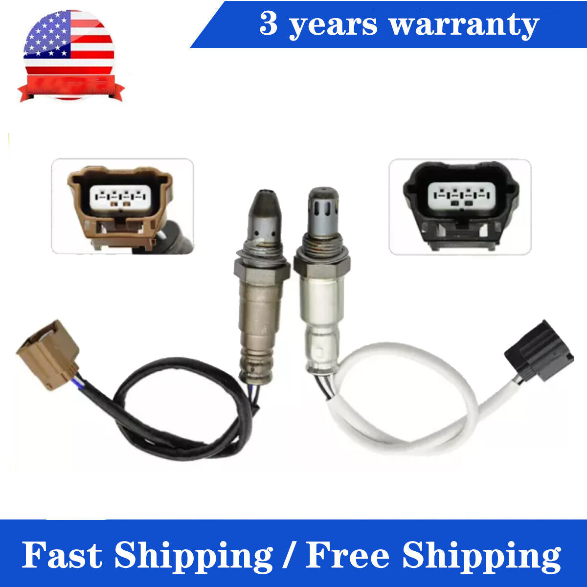 For 2013 -2021 Nissan NV200 2.0L Set Of 2 O2 Oxygen Sensor Upstream+Downstream