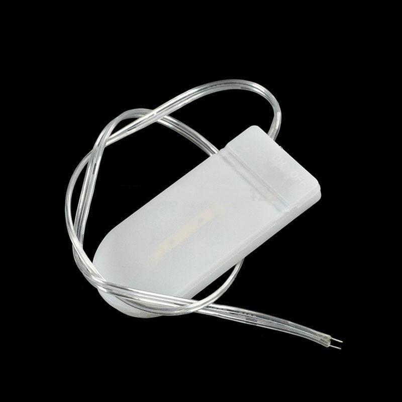 5PCS R2032 X2 Button Coin Cell Battery Holder Case Box W/ On-Off Switch Lead NEW