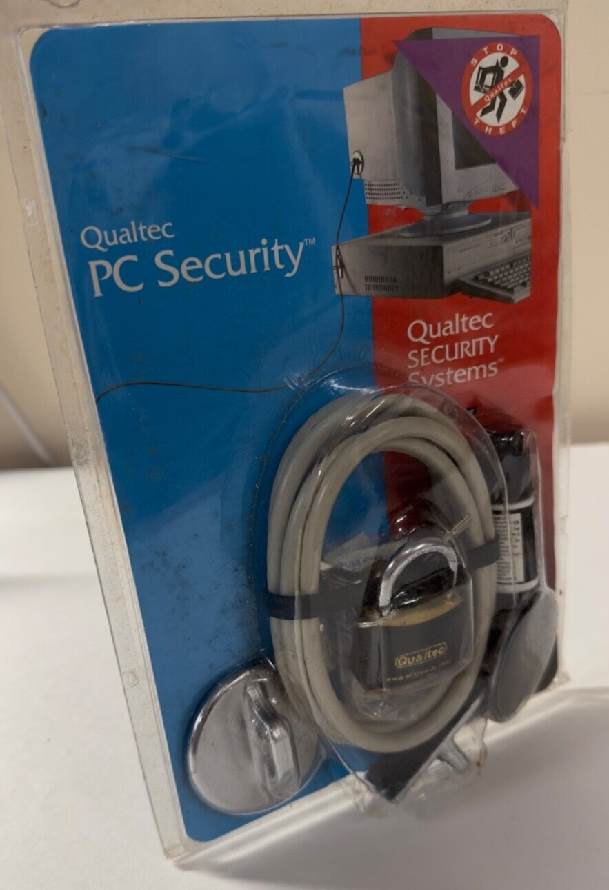 Qualtec Data Stop Theft PC Security System Lok-Kit II 06413 USA Made