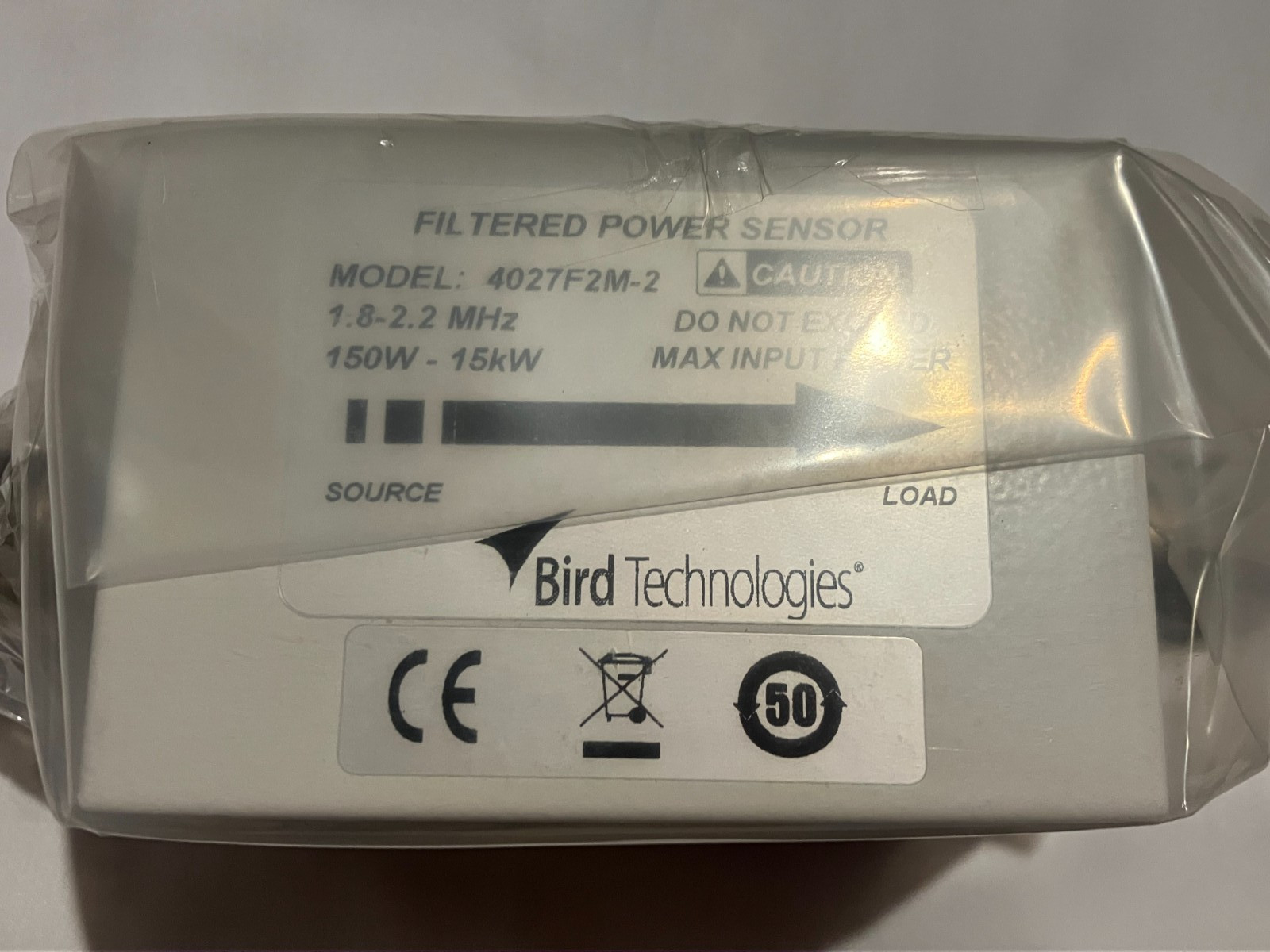 Bird Electronic 4027F2M-2 RF Power Sensor 1.8-2.2 MHz @ 150W-15kW (NEW)