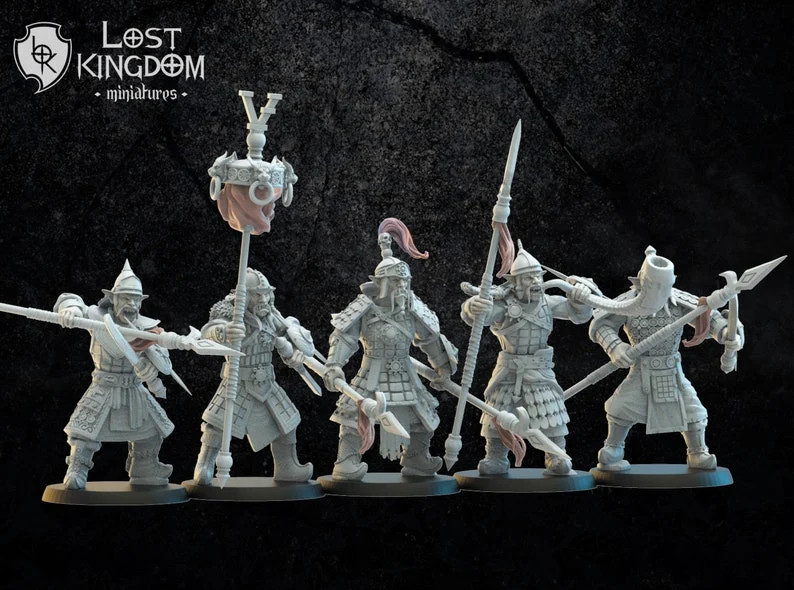 Mongobbo Command Group - Resin Tabletop Miniature