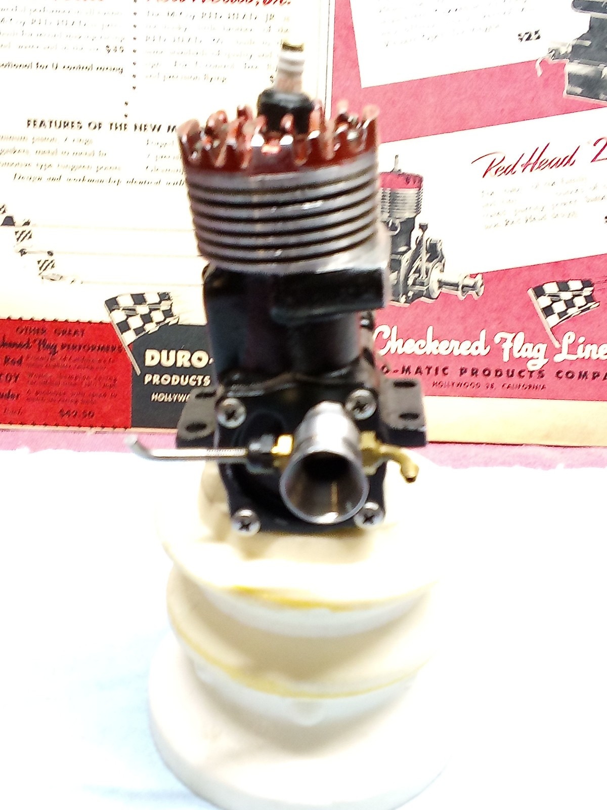 Vintage McCoy Red Head 29 Racing Ignition Engine 1947 - #231