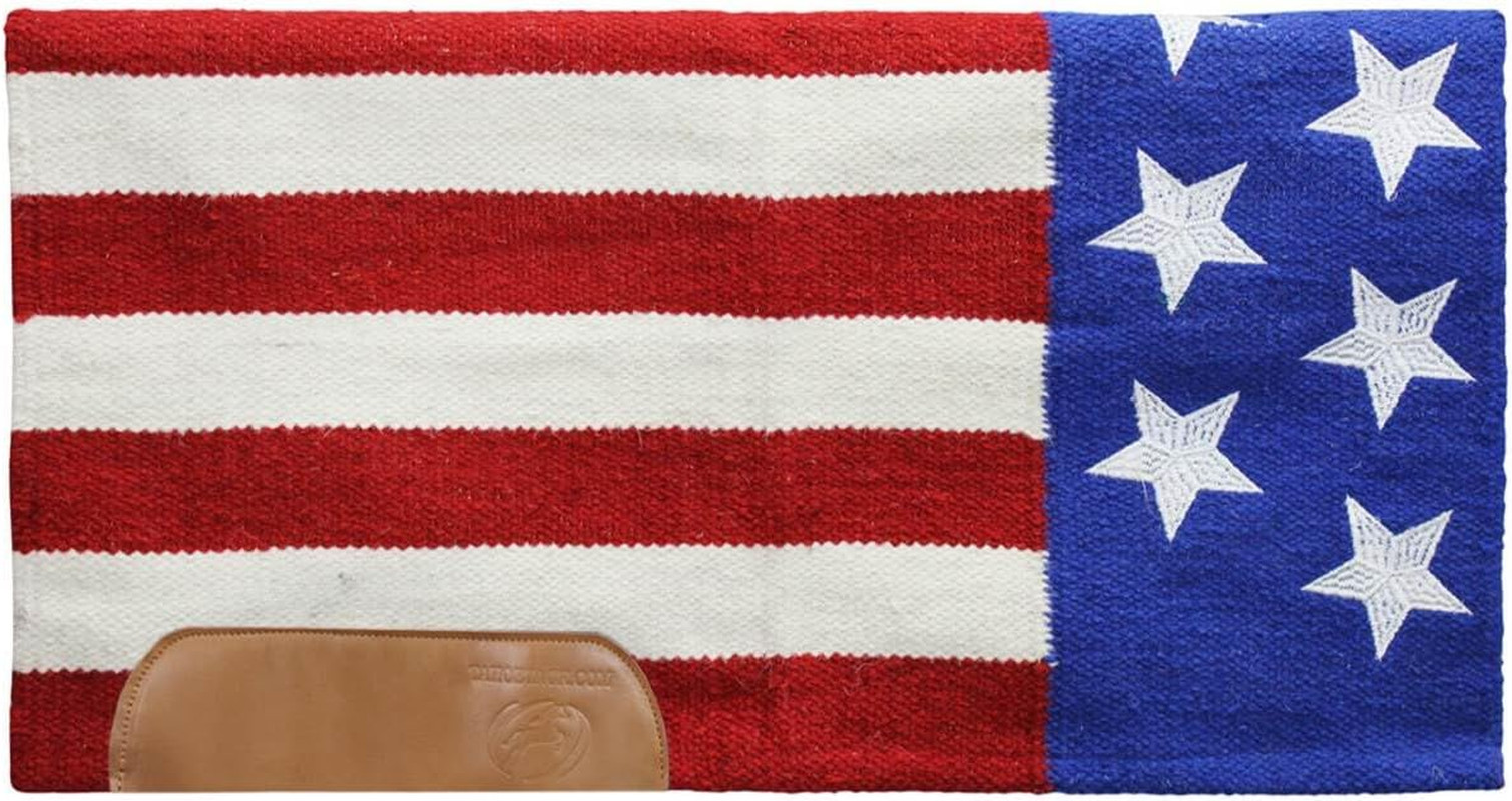 32" X 32" American Pride New Zealand Wool Western Saddle Blanket