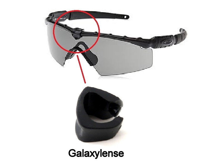 Galaxy Replacement Nose Piece Clip For Oakley Si Ballistic M Frame 2.0 3.0 Black