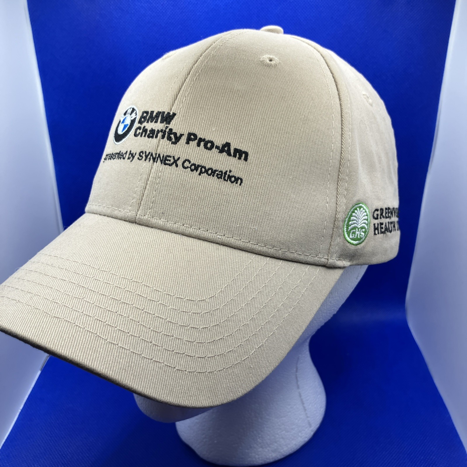BMW Charity Pro Am Strapback Hat & BMW Charity Pro-Am 2015 Volunteer Pin