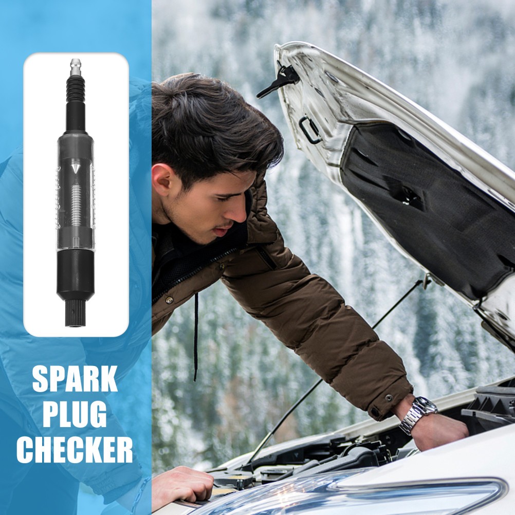 1 Set Reusable Spark Plug Checker for Car Ignition System with Adjustable Gap