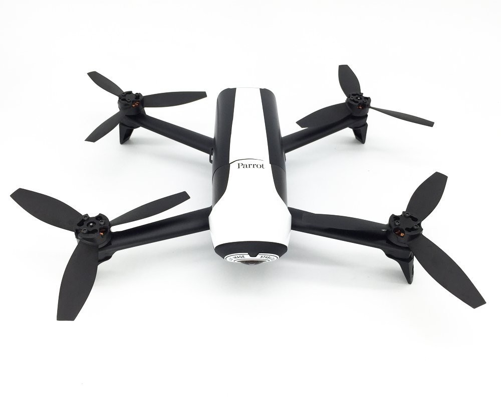 Anbee 4pcs Plastic Propellers Props Rotor for Parrot Small, Black, White