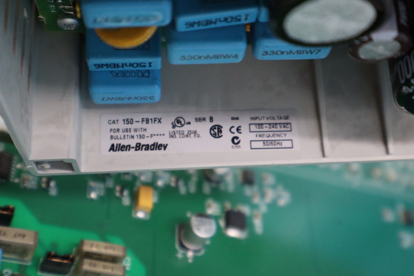 Allen Bradley 150-FB1FX Series B SMC-Flex Smart Motor Controller on PCB
