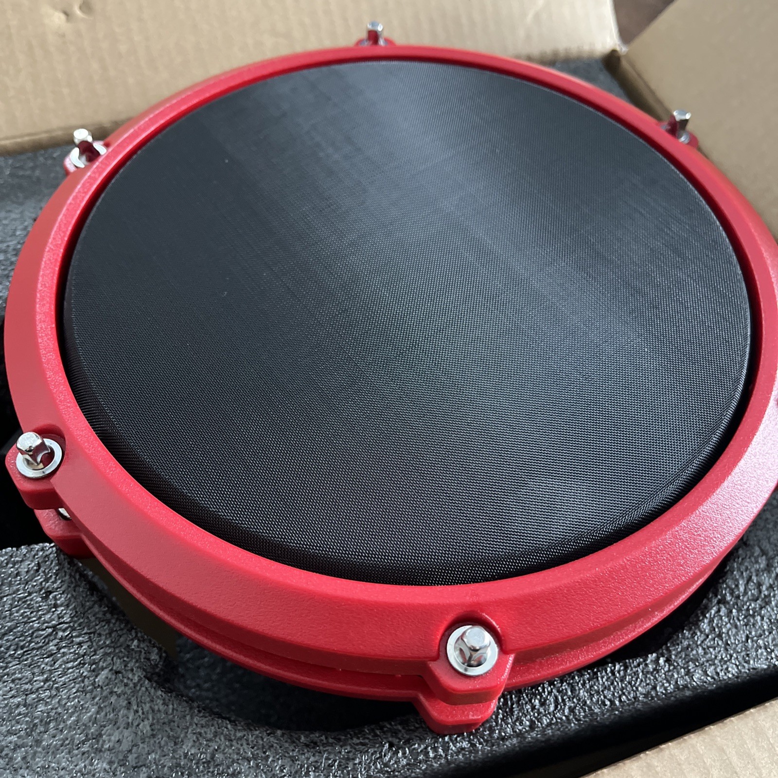 Alesis Nitro MAX 8" Mesh Single Zone Electronic Tom Pad Red new open box