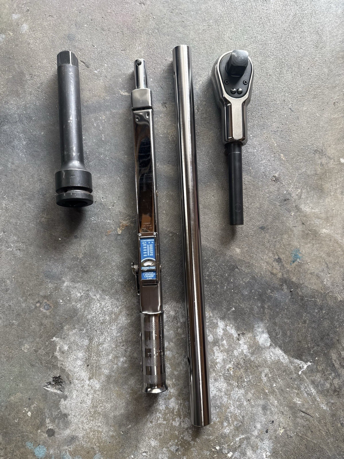 Precision Instruments C5D600F Click Torque Wrench