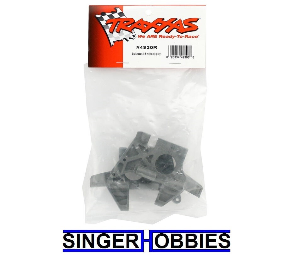Traxxas 4930r Bulkheads (L&R) (front) (grey) T-Maxx NEW IN PACKAGE TRA4930r TRA1