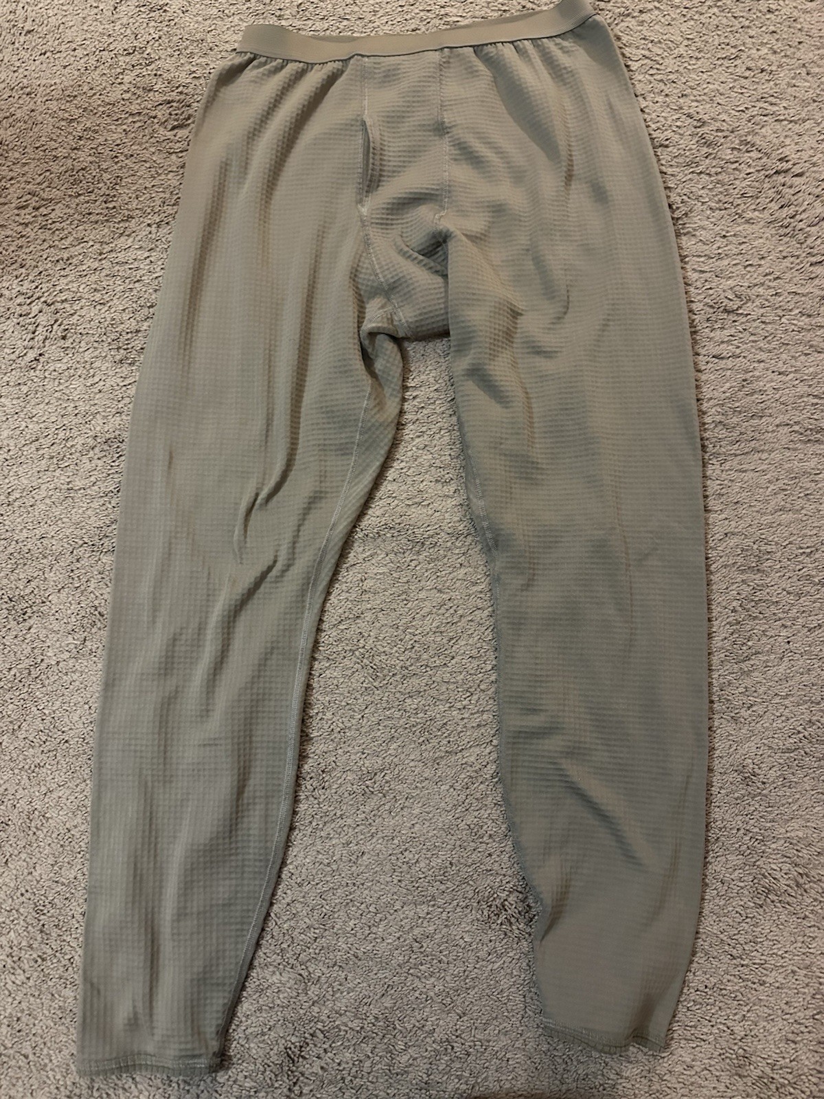 Military Gen III Polartec Grid Base Pants Coyote Brown Size Large Long Mid-Wt