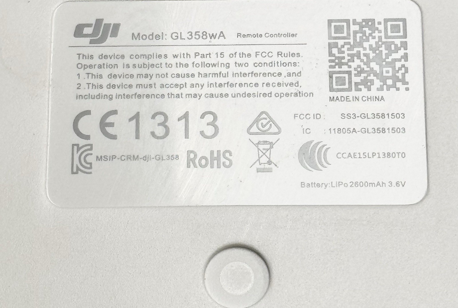*Powers on* AS/IS DJI Phantom 3 Standard Drone Remote Control GL358WA
